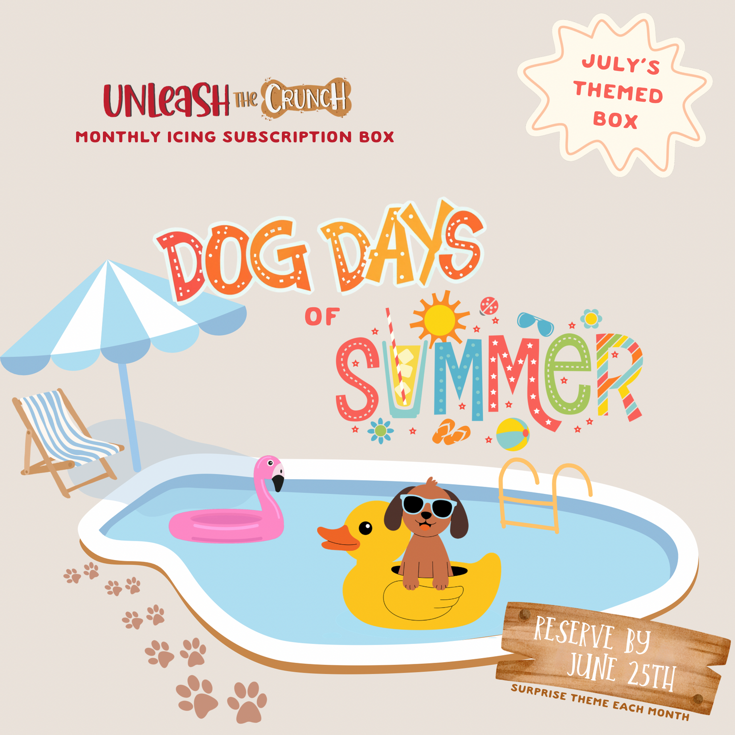 Icing Dog Treat Subscription